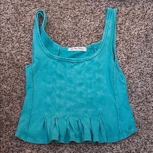 We The Free Teal Tank Top